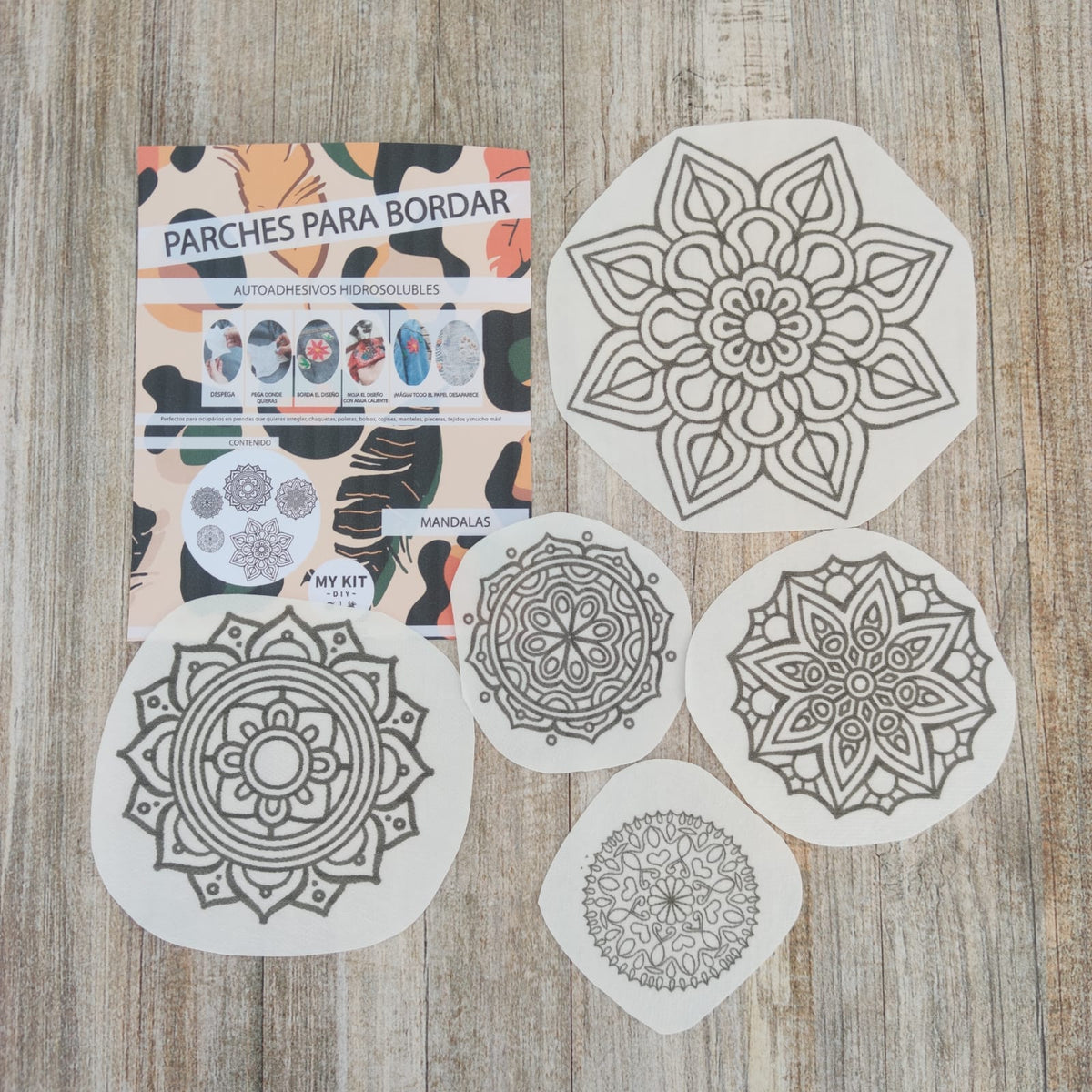 Set de Parches bordado Mandalas (MY KIT)