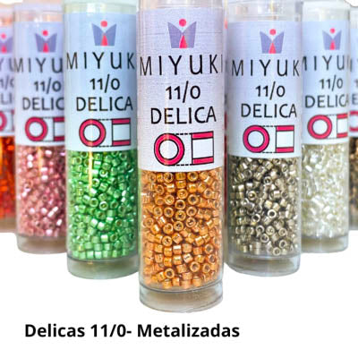 Mostacillas Miyuki - DELICA 11/0 METALIZADAS